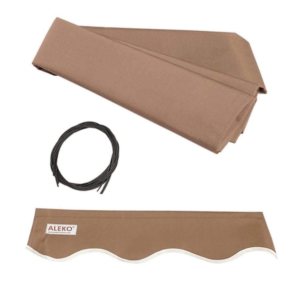 Motorized Retractable Black Frame Patio Awning 20 x 10 Feet R96854