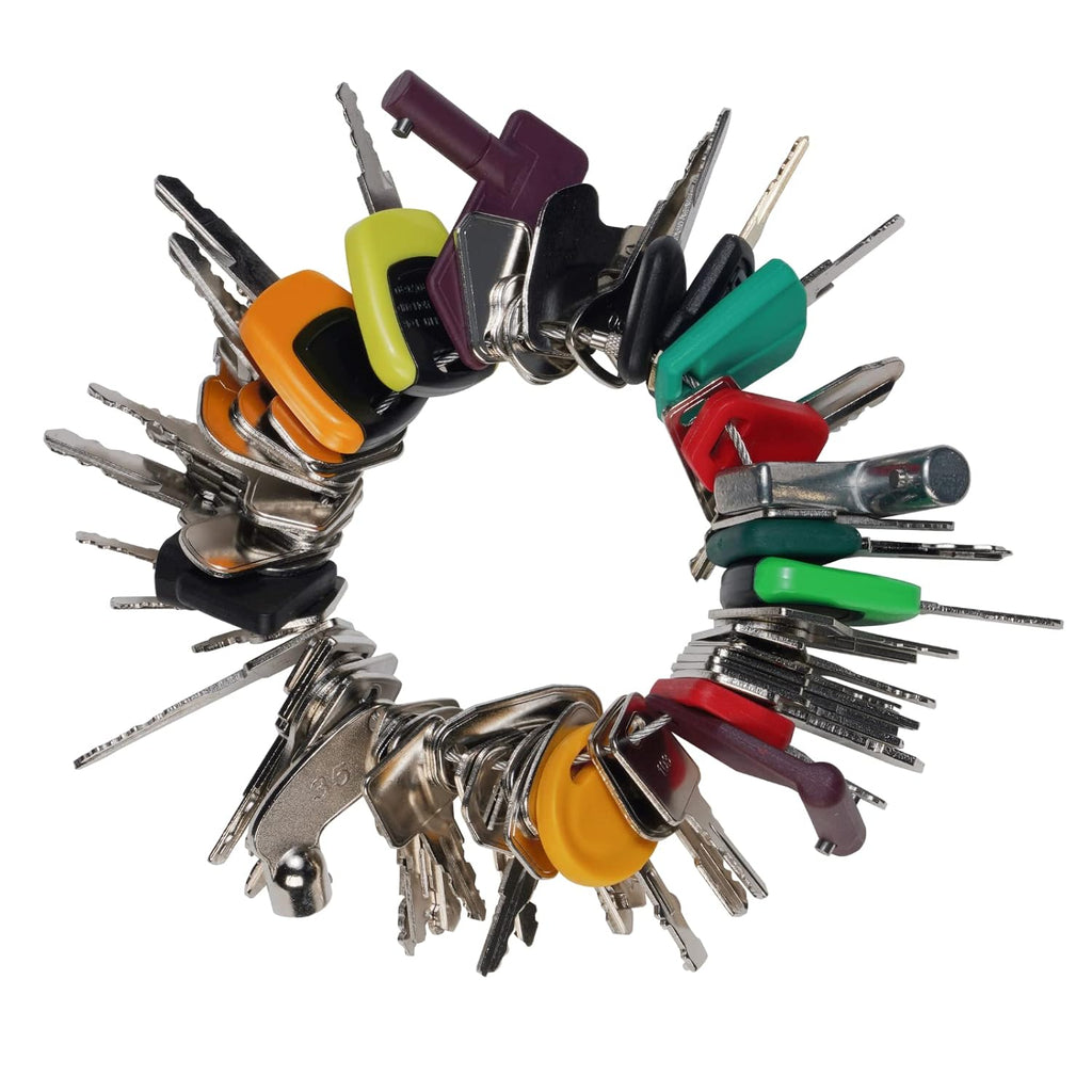Heavy Equipment 67 Keys Master Set, Construction Ignition Key Set, Pack of 2 V25135