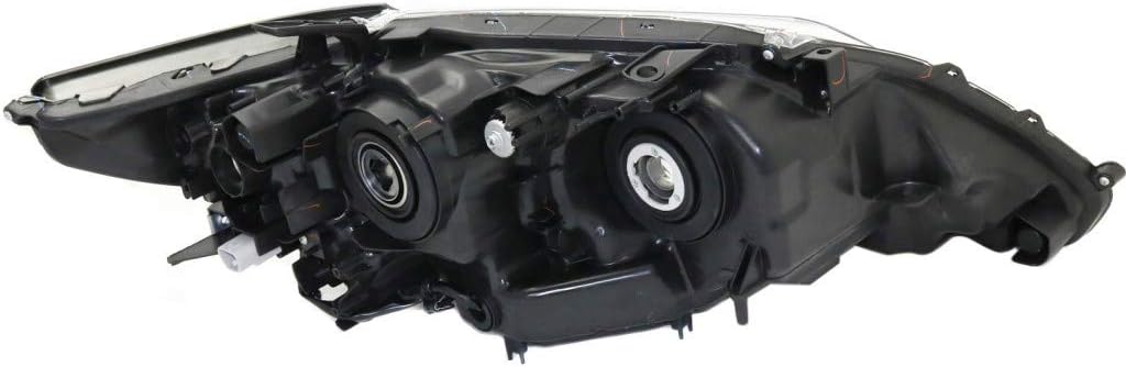 Passenger Side Black Housing Headlight Assembly Y176239