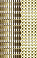 Brass Anchors with Beauty Collar Discs - 100 Pack I8682