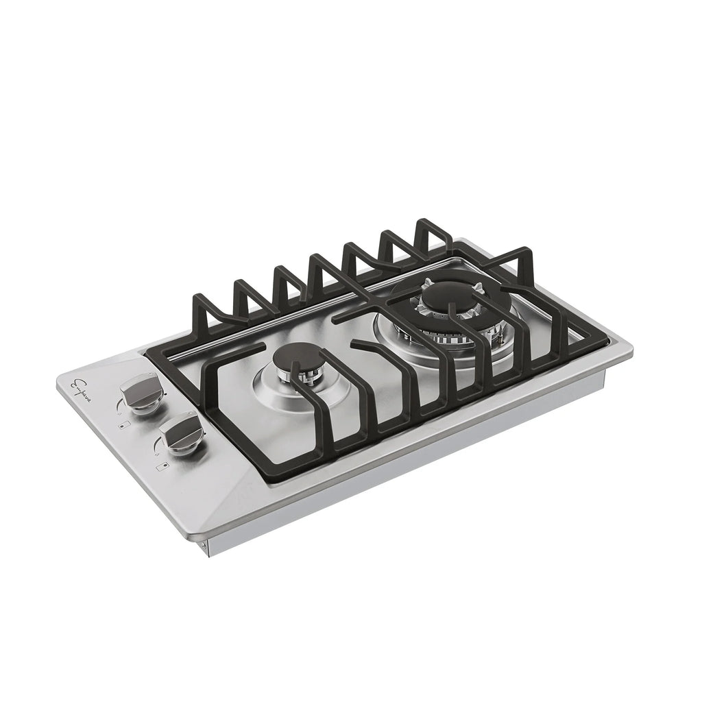2 Piece Gas Cooktop and Wall Mount Range Hood Z868