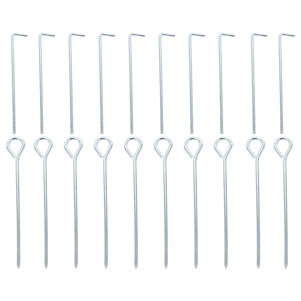 20Pcs Tent Stakes Camping Anchors W556937