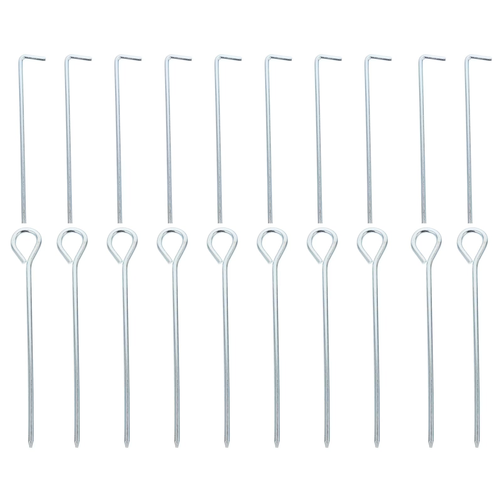 20Pcs Tent Stakes Camping Anchors W556937