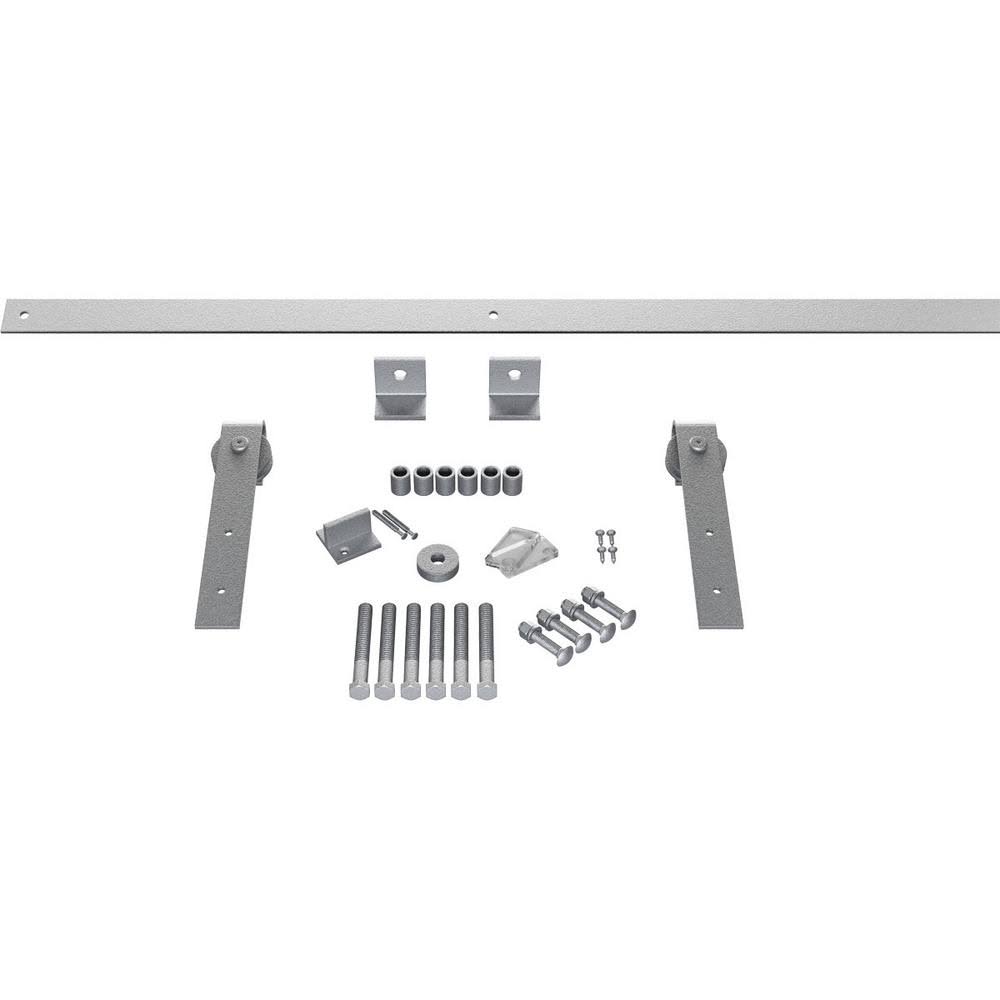 Barn Door Hardware Set with 6 ft Track, PC Chrome S85663
