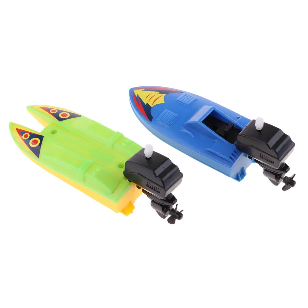 Wind Up Bathtub Boat Toy Set D614964