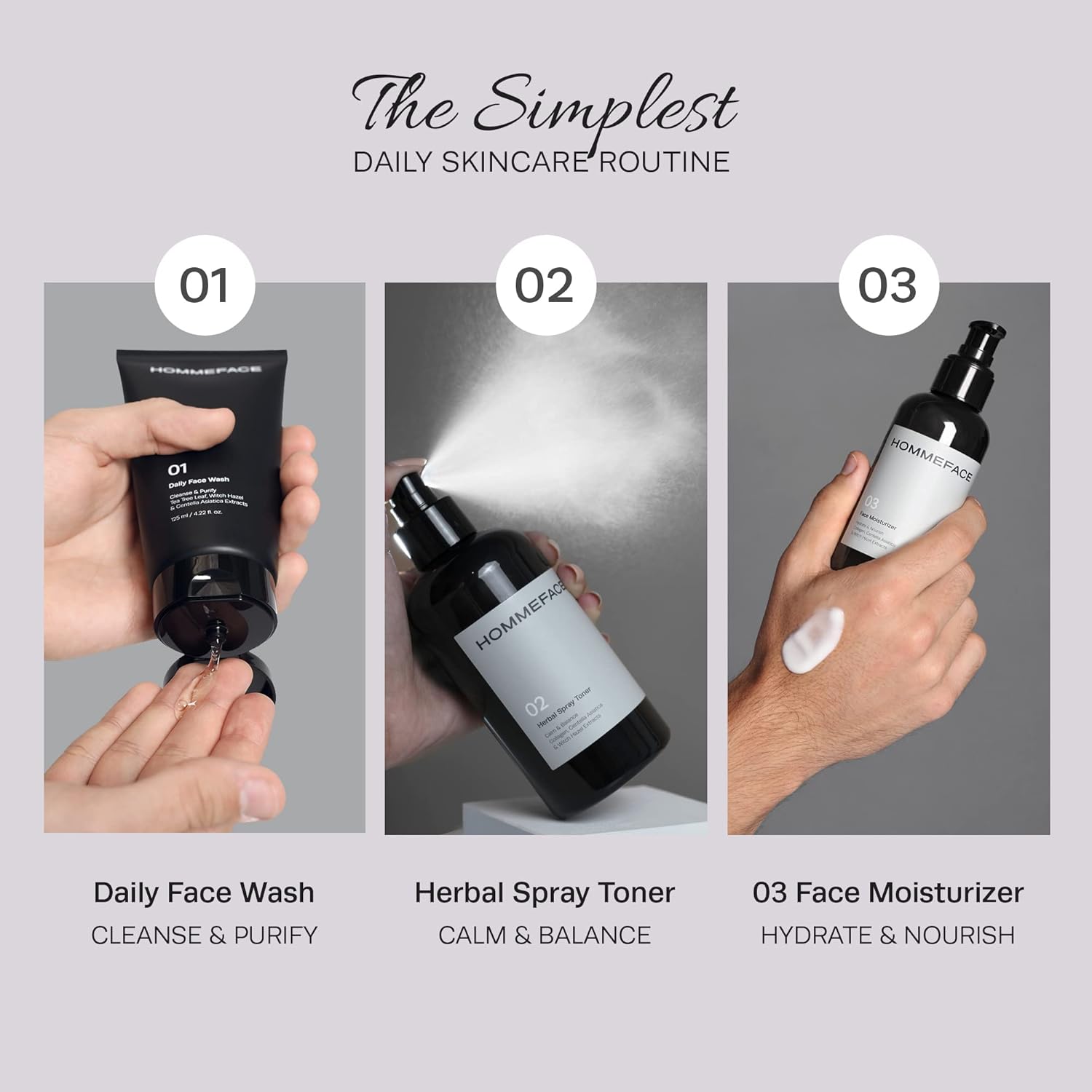 3-Step Skin Care Set for Men X3671