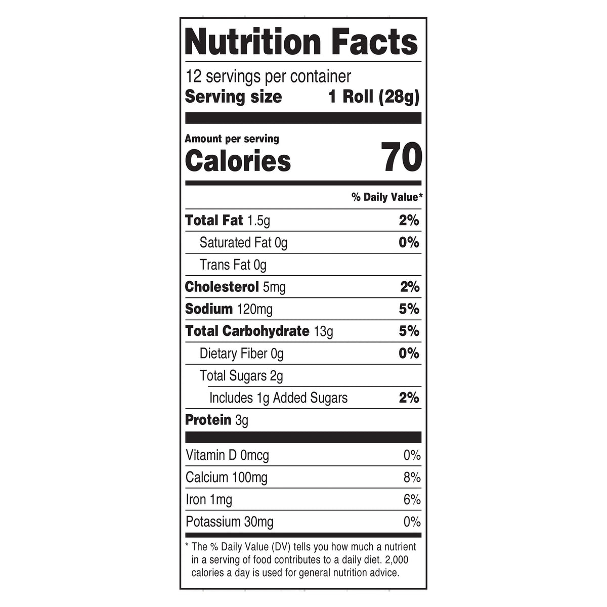 Sweet Hawaiian Rolls, 12 oz, 12 Count Z882