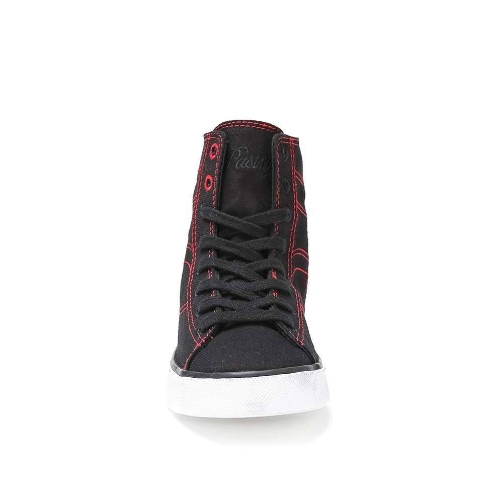 Black / Red Canvas High Tops R861308