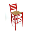Red Wood Ladder Back Bar Stool M486561