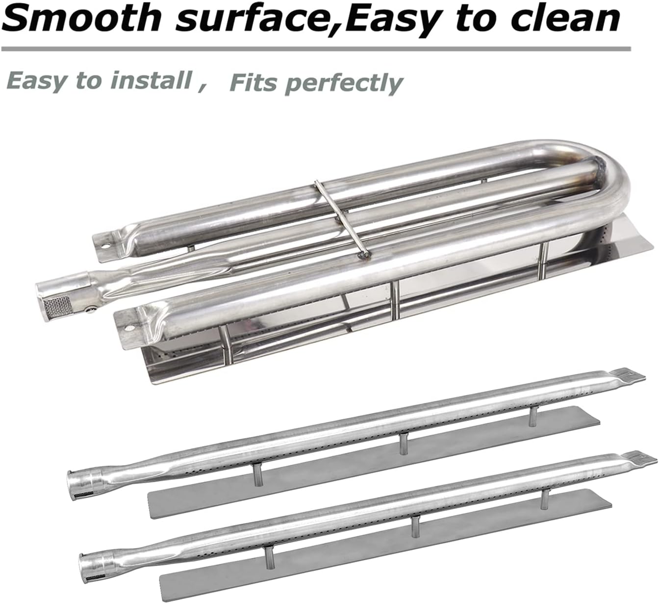 Stainless Steel Burner Tube Replacement for Gas Grill, Pack of 2 L575991