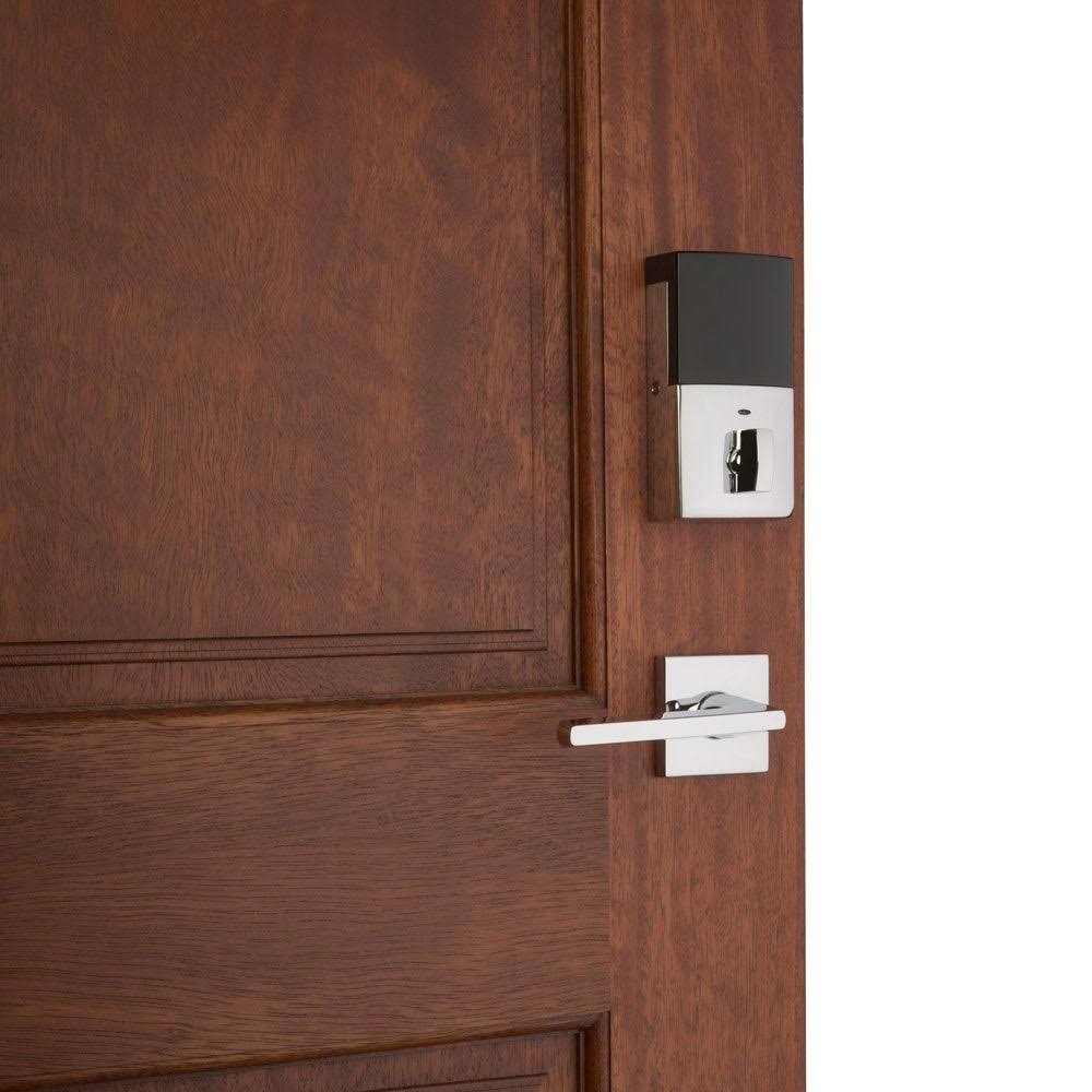 Left Hand Single Cylinder Bluetooth Handleset with Interior Lever O8663