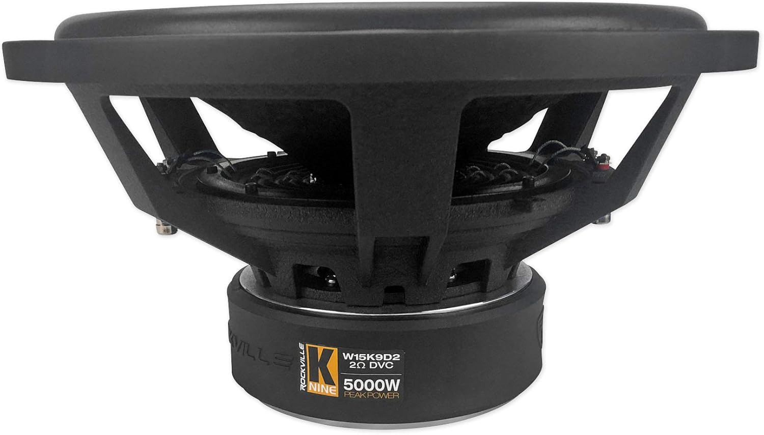 15" 5000w Peak Dual 2-Ohm Car Audio Subwoofer Bundle with Vented Subwoofer Box Enclosure & Installation Kit (3 Items) O291