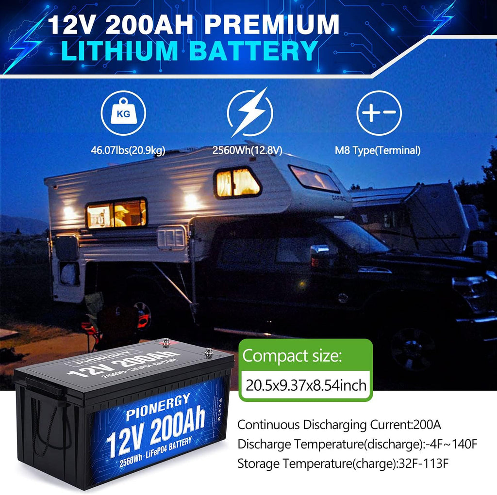 12V 12Ah LiFePO4 Battery Pack of 2 Q204132