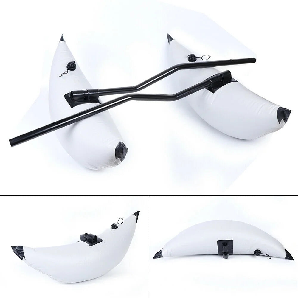 2 Pack PVC Inflatable Kayak Outrigger Stabilizer Y798