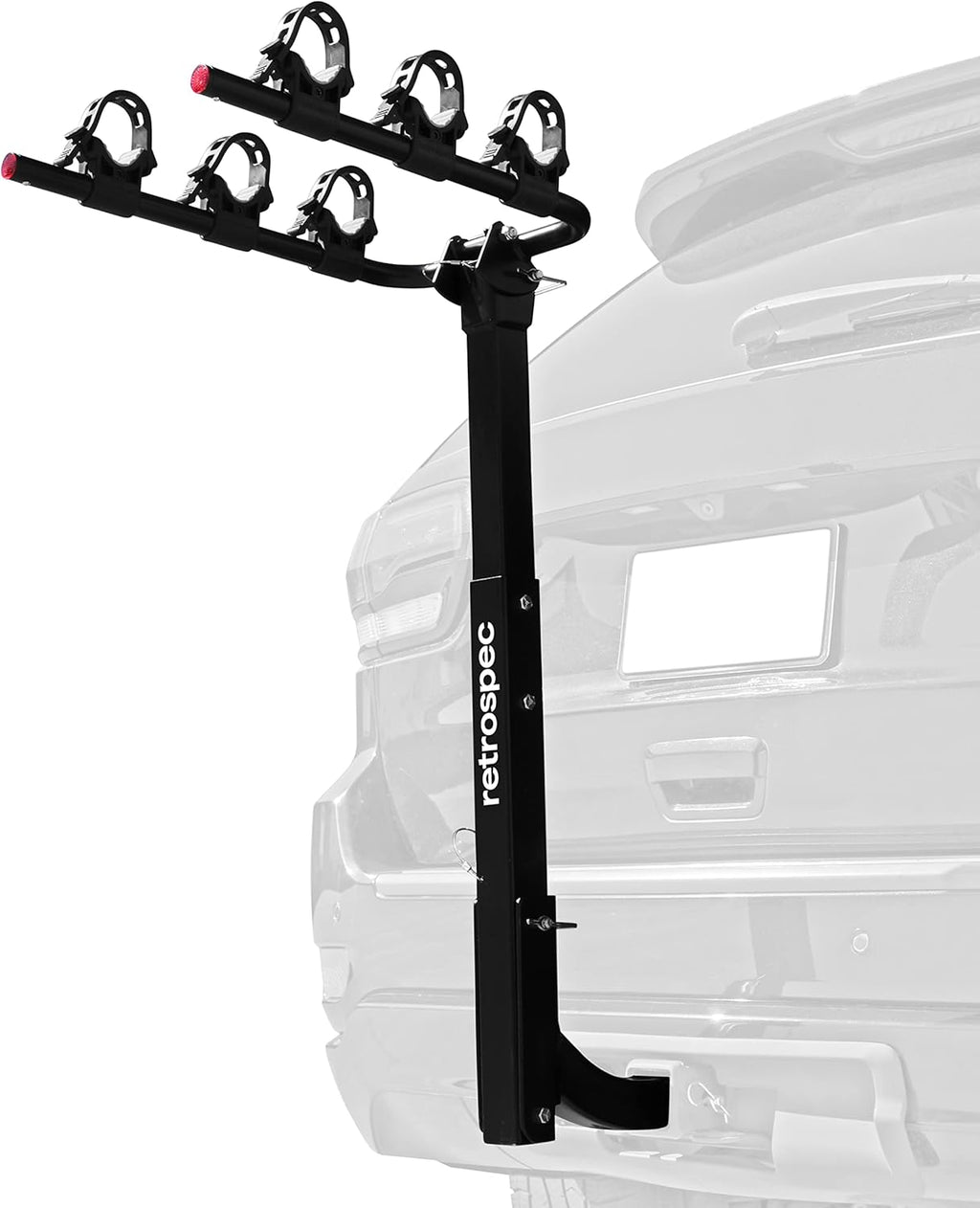 Five Bike Mount Hitch Bicycle Carrier with Compact Foldable Steel Frame H262028