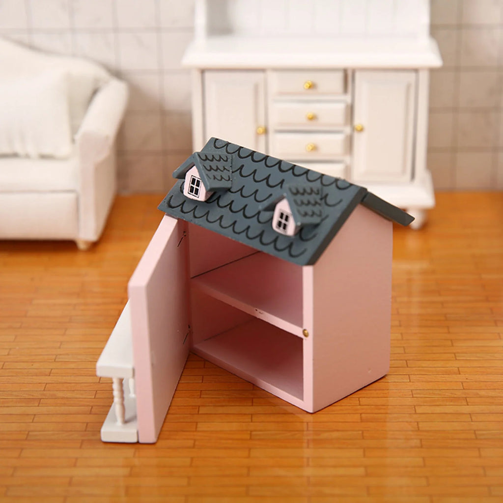 Miniature Villa Dollhouse with Kitchen Furniture Toy P31401