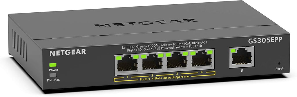 16-Port PoE Gigabit Ethernet Plus Switch with 15 x PoE+ @ 231W, 1 x 1G SFP Port L34956