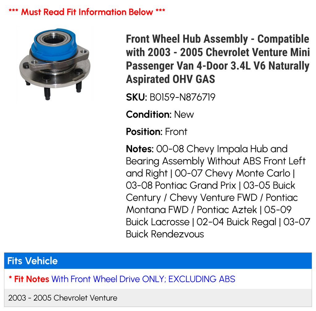 Front Wheel Hub Assembly S952986