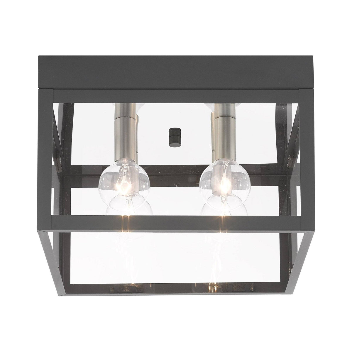 Scandinavian Gray 4 Light Outdoor Ceiling Mount S3650