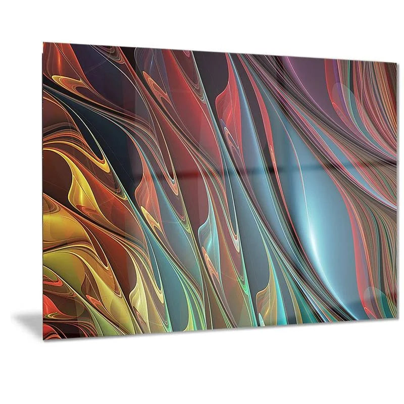 Metal & Leaves Graphic Art W831