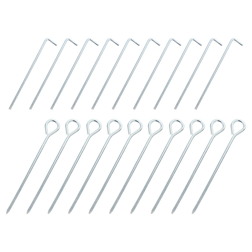 20Pcs Tent Stakes Camping Anchors W556937