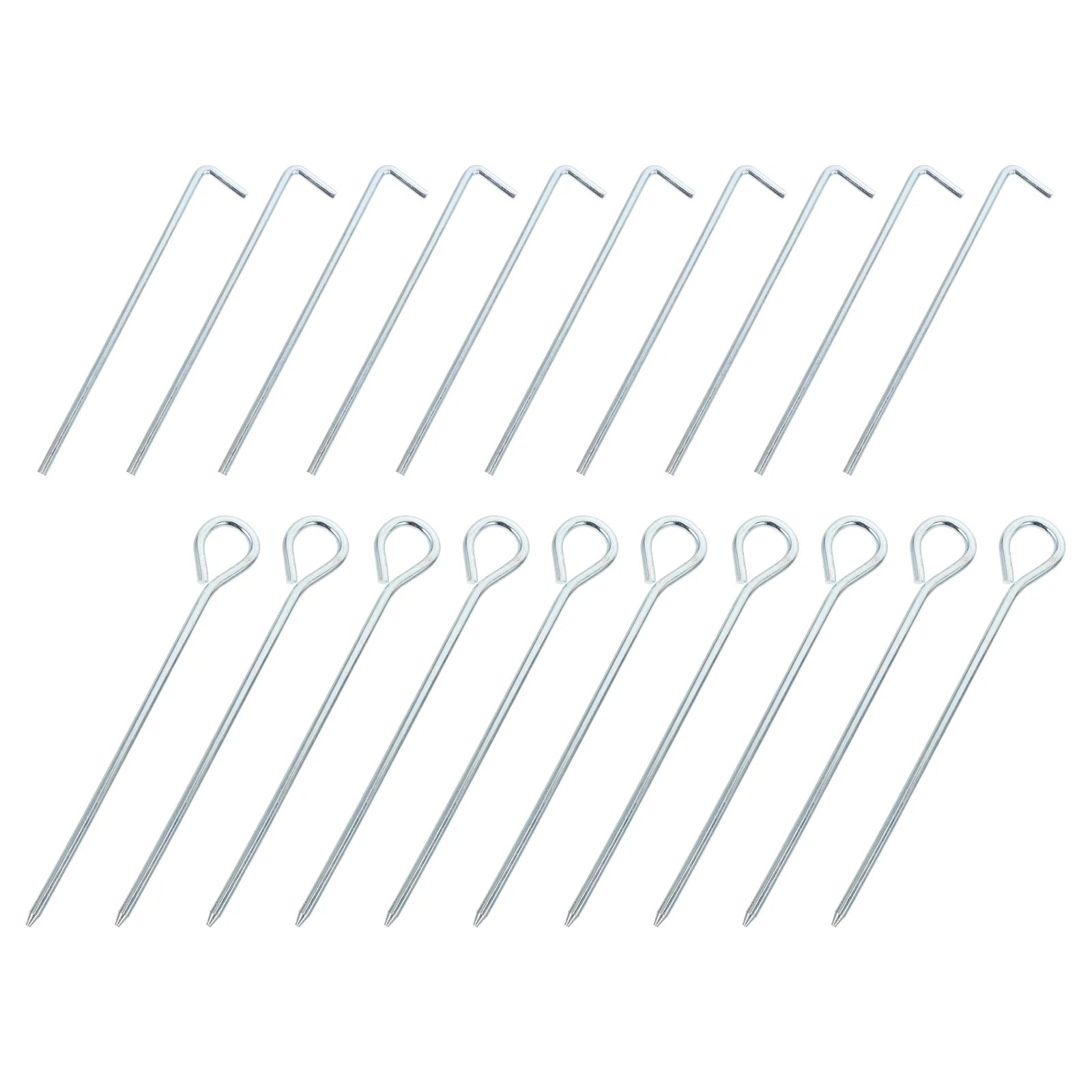 20Pcs Tent Stakes Camping Anchors W556937