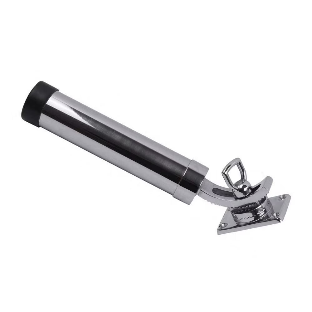 Stainless Steel Rail Mount Rod Holder U107