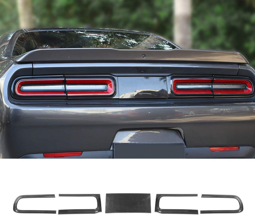 Carbon Fiber Grain Taillight Cover Trim Accessories Pack of 2 X576