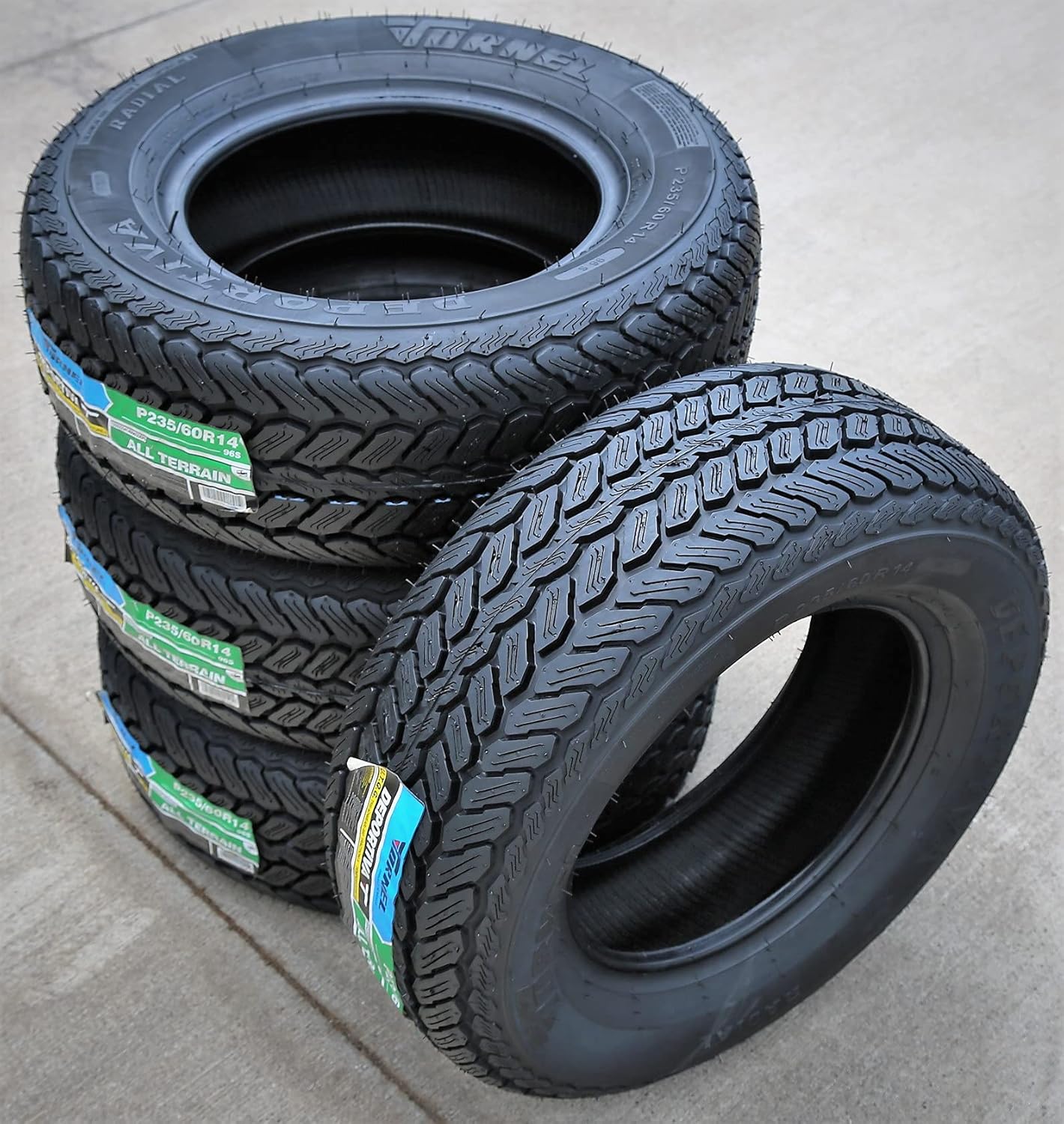 All-Terrain Off-Road Radial Tire 235/60R14 96S Load Range SL 4-Ply BSW J5597