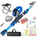 Fishing Kit with Rod, Reel, Stool, Landing Net, and Tackle Box C966409