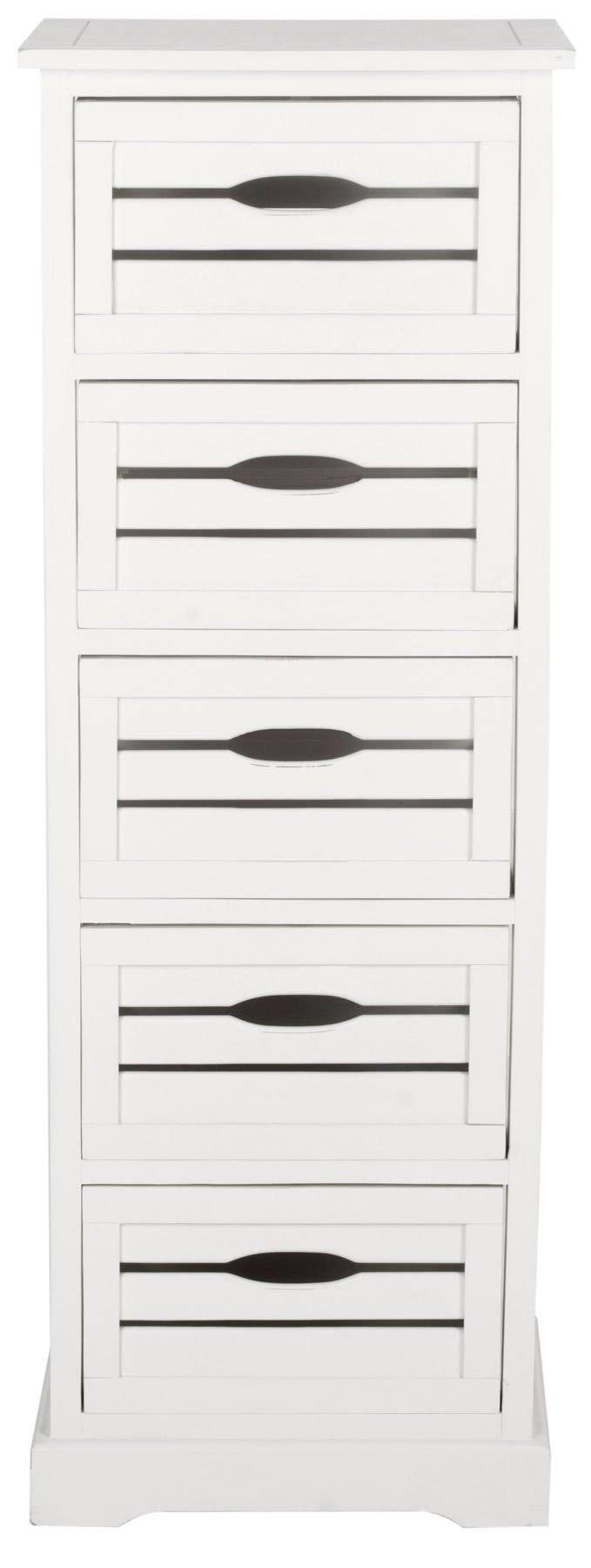 Red 5 Drawer Cabinet J20668