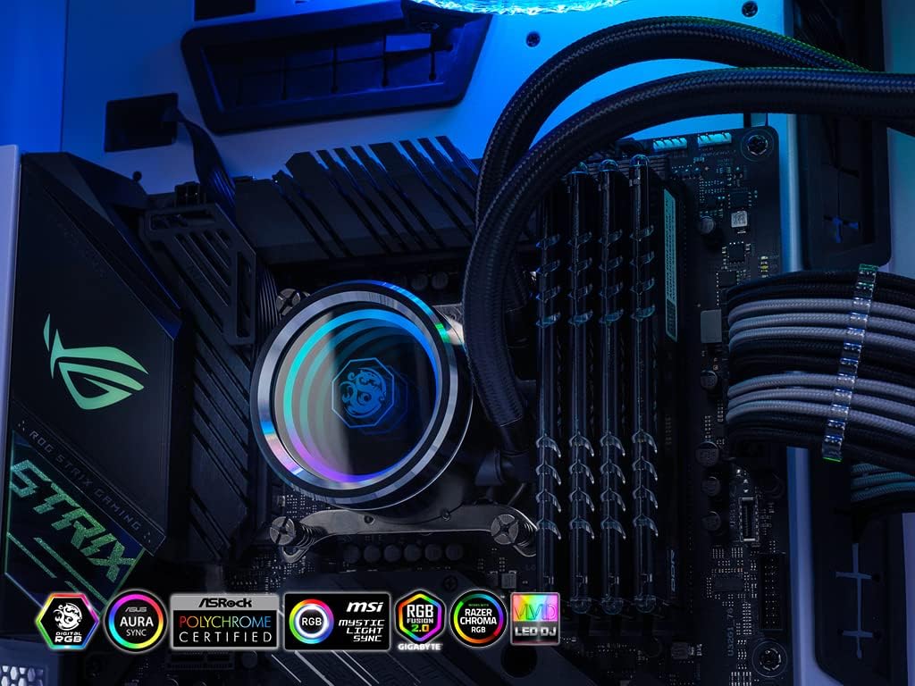 360mm All-in-One Liquid CPU Cooler with D-RGB Fans Q88019