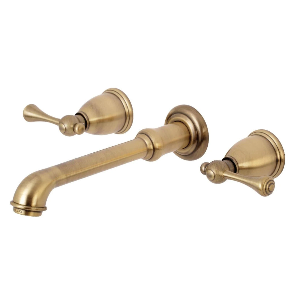 Oil Rubbed Bronze Two-Handle Wall Mount Bathroom Faucet X2321