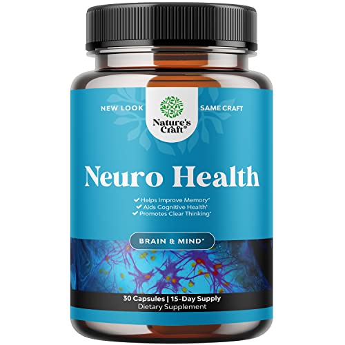 Brain Support Supplement with Brain Vitamins (30 Servings) K2431