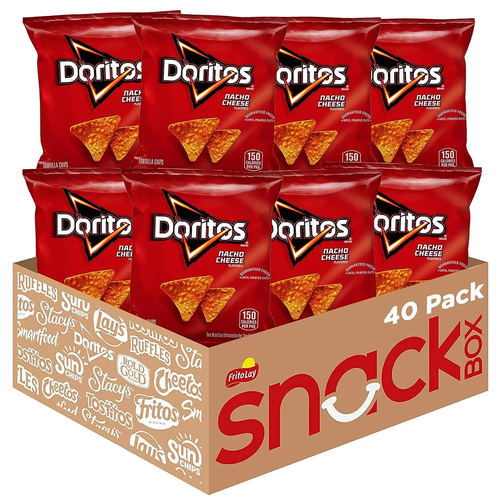 40 Count 1 oz Nacho Cheese Flavored Tortilla Chips S75039