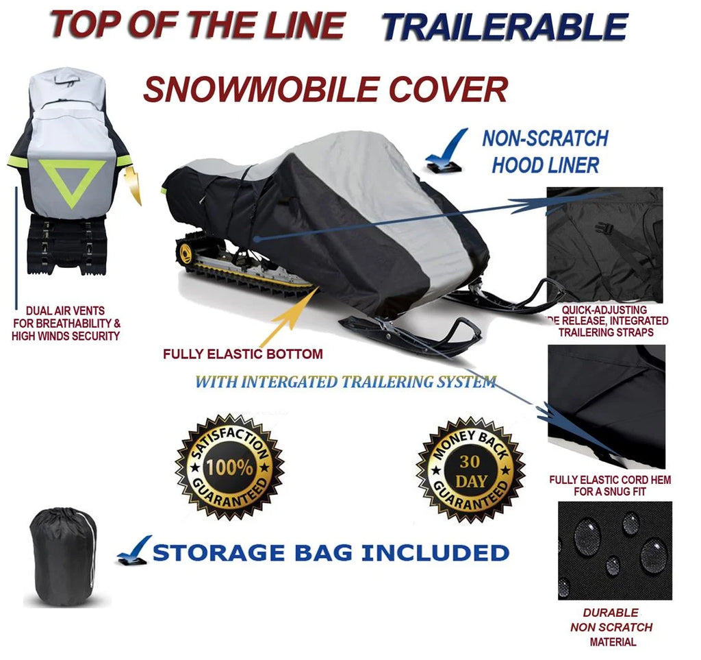 600D Snowmobile Travel and Storage Cover U209986
