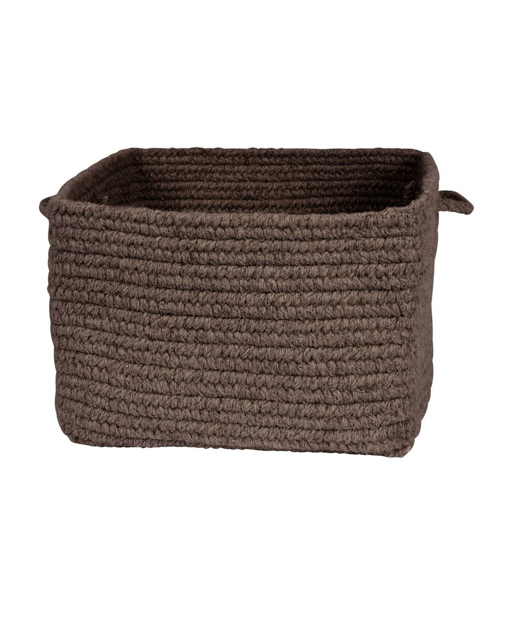 Chunky Natural Wool Square Basket F653895