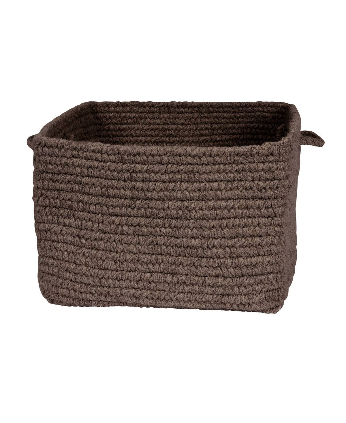 Chunky Natural Wool Square Basket F653895