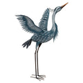 Metallic Blue Heron Wings Up 24.5"X38.5"X47" S402