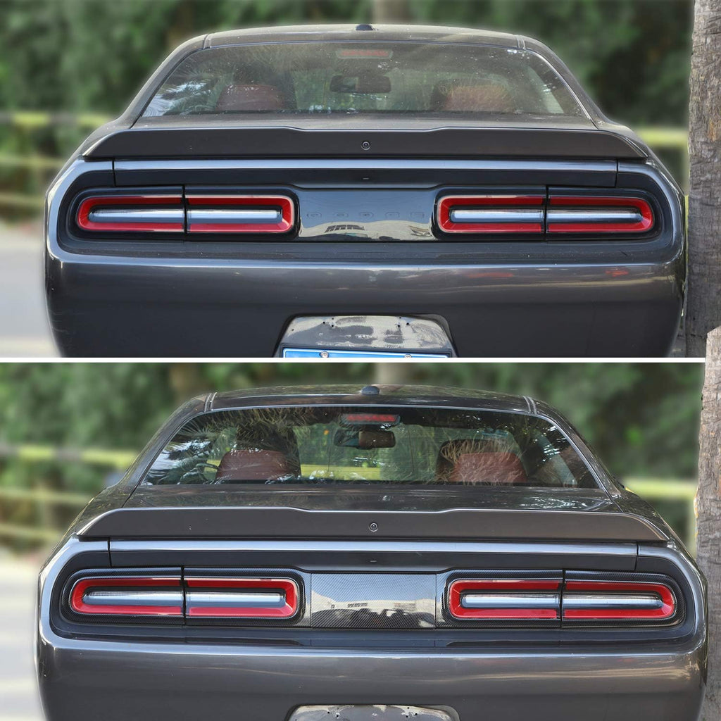 Carbon Fiber Grain Taillight Cover Trim Accessories Pack of 2 X576