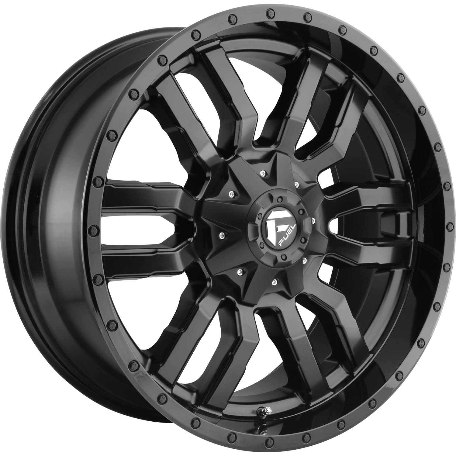 22x10 Matte Gloss Black 6x135 10 Offset Wheel P4435