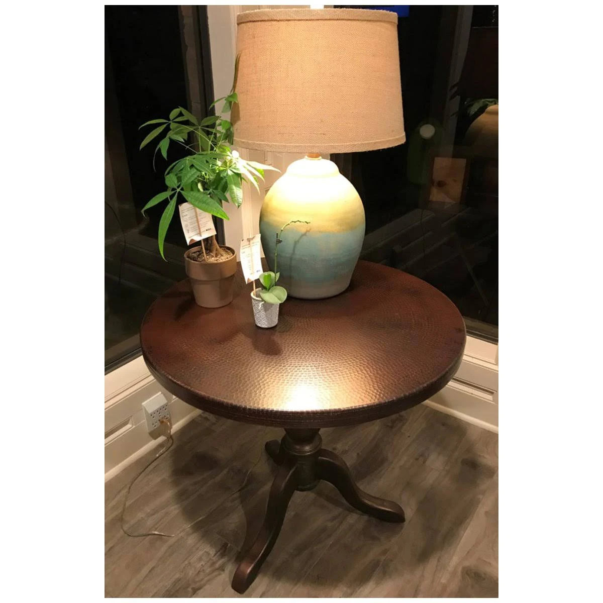 Hammered Copper Table Top X1649