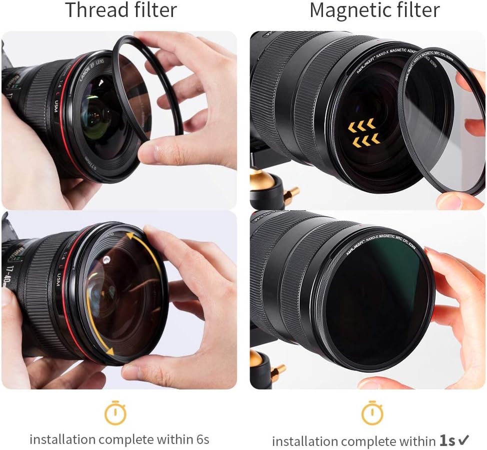 67mm Magnetic Lens Filter Kit with Magnetic Adapter Ring N70127