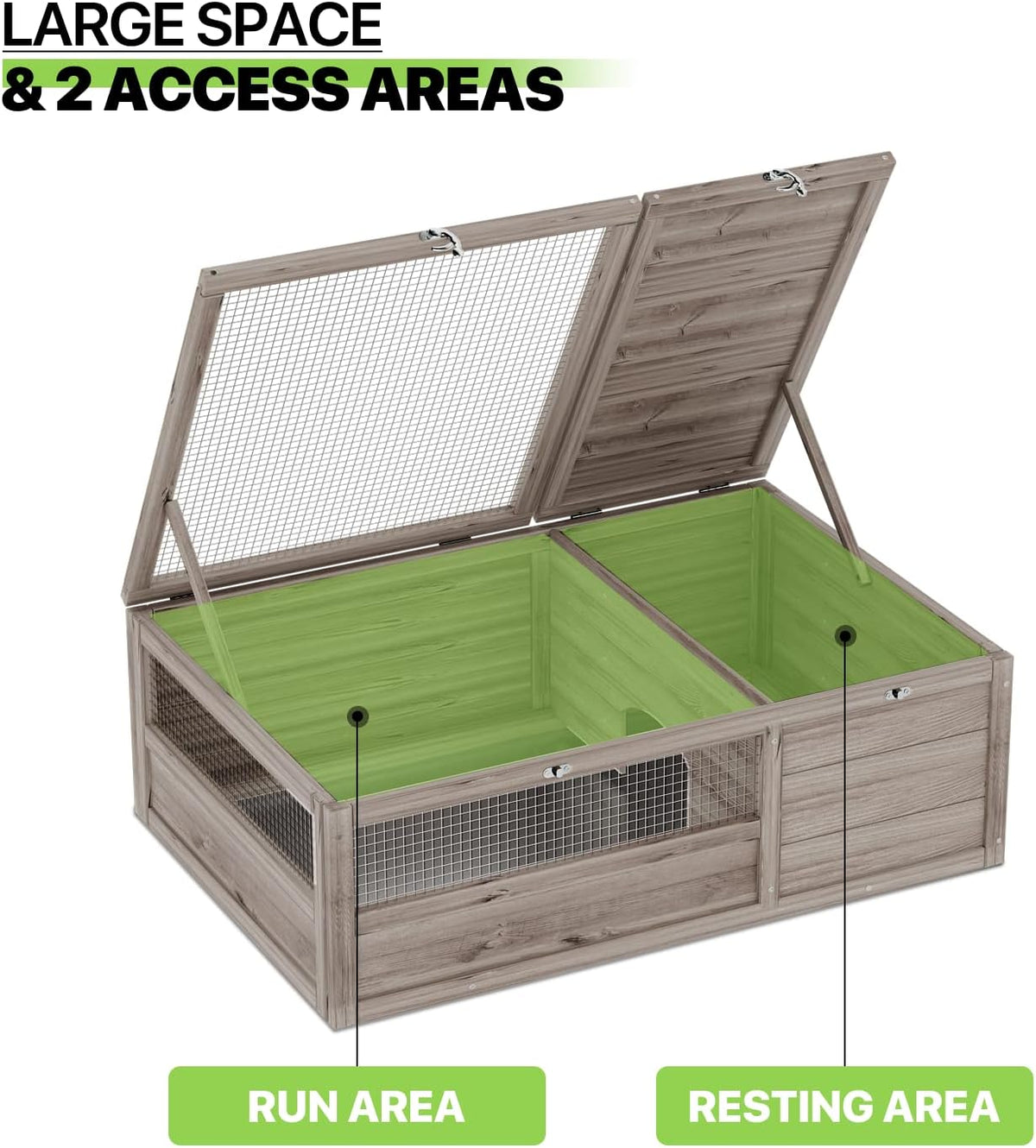 Grey Wooden Reptile Cage N5327