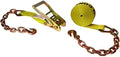 2 Inch x 30 Foot Ratchet Straps Chain End 10 Pack M7655