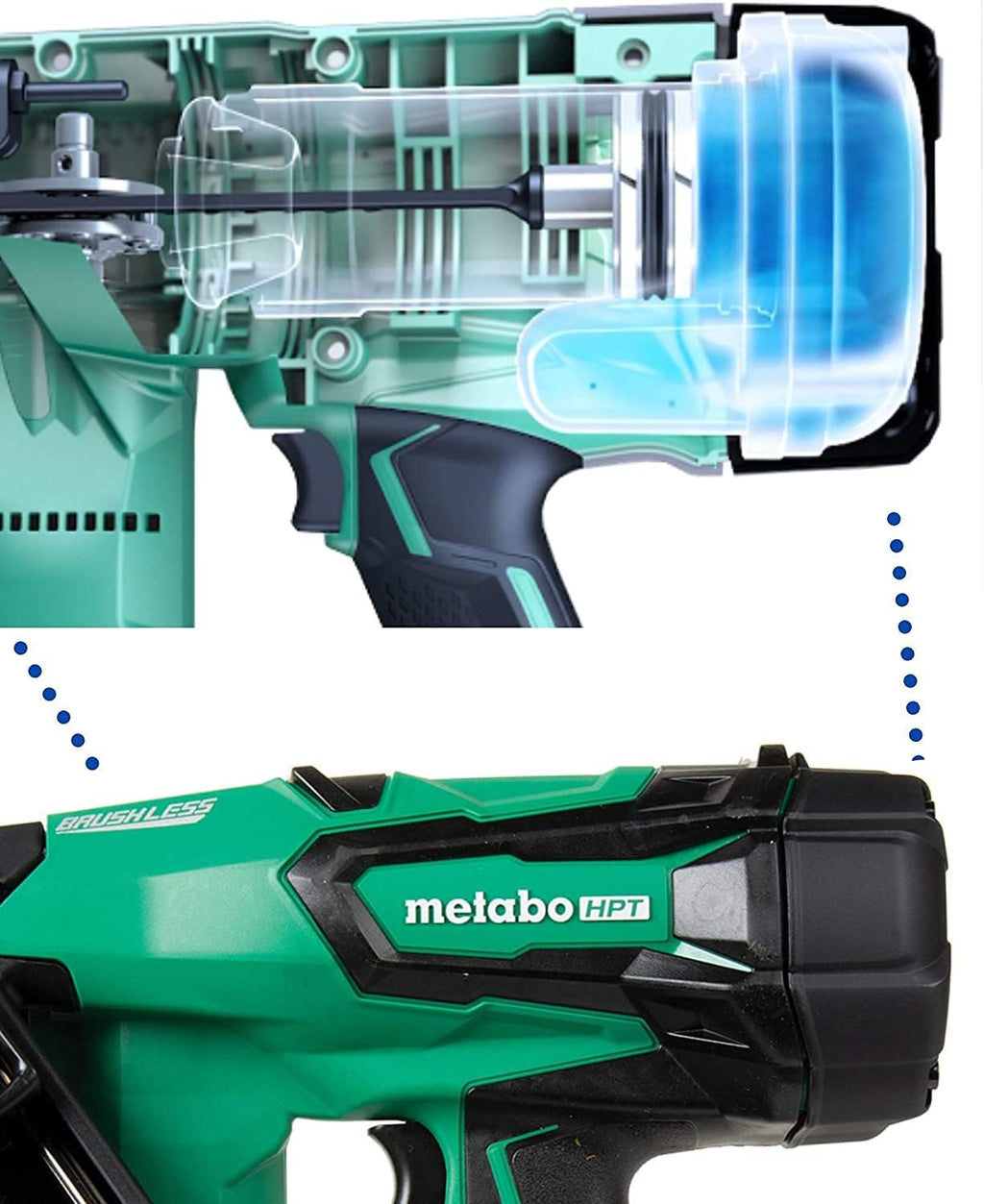 18V Brushless 15 Gauge Cordless Finish Nailer Kit S44217