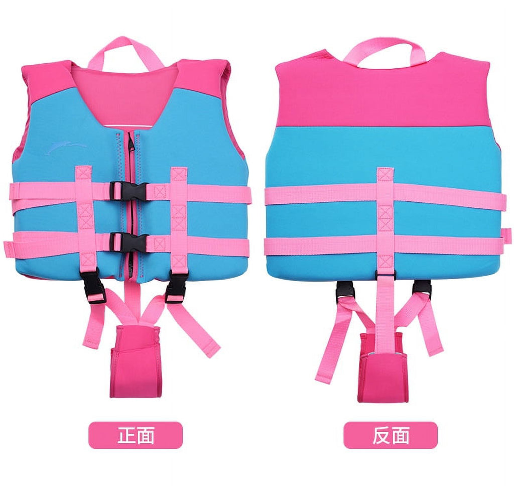 Kids Swim Vest Life Jacket with Dual Adjustable Safety Straps Z87997