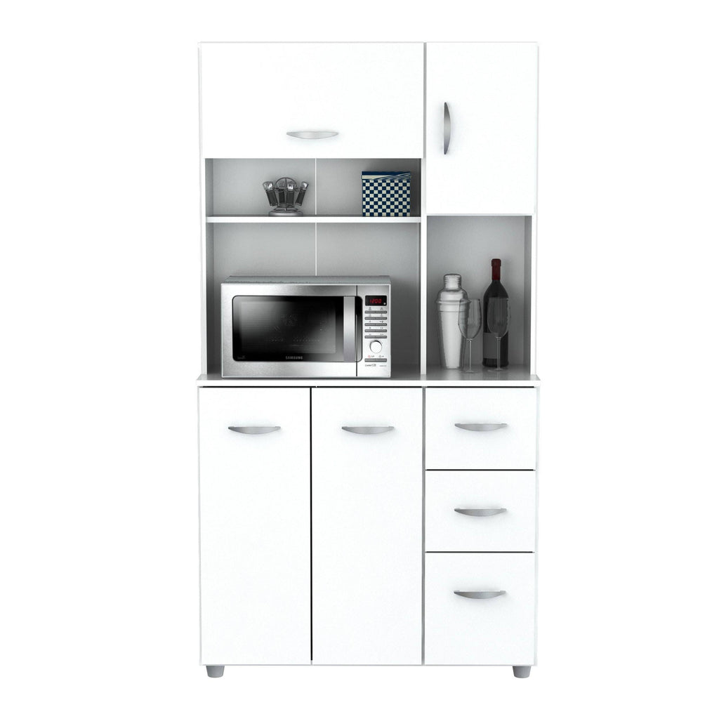 White Kitchen Storage Cabinet V95102