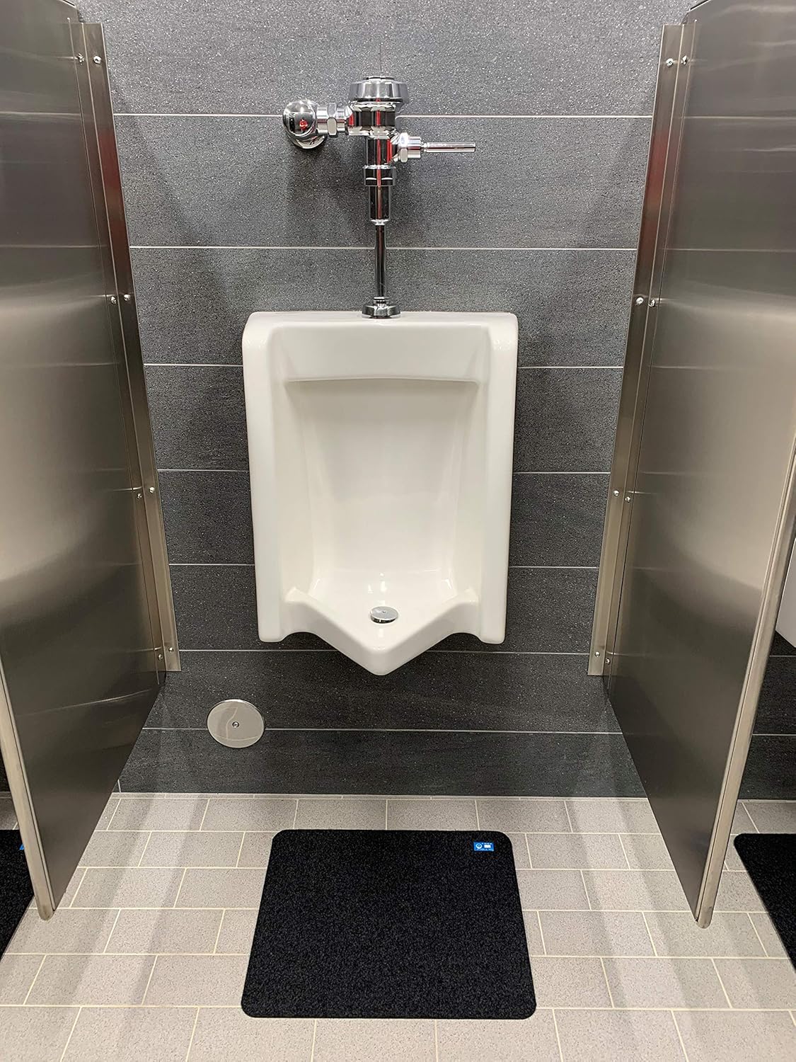 Charcoal Disposable Urinal Mats, Case of 6, Pack of 2 F649288