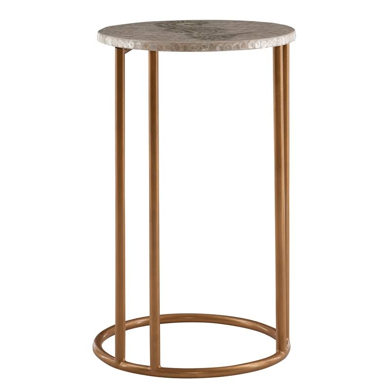 Gold Metal Accent Table B7972